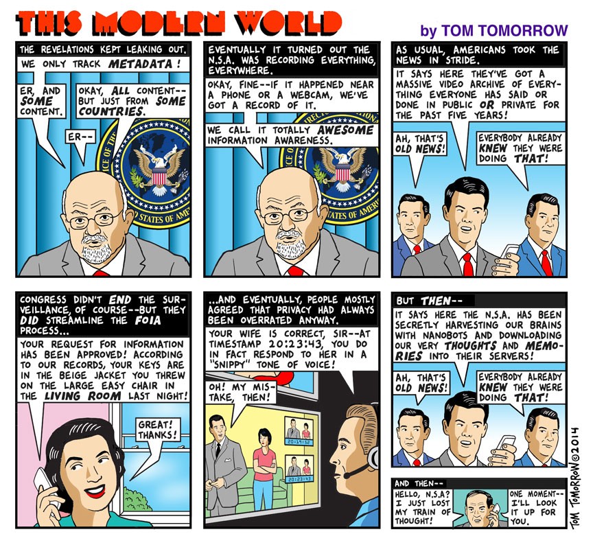 Dan Perkins, drawing as Tom Tomorrow of Daily Kos - The Pulitzer Prizes